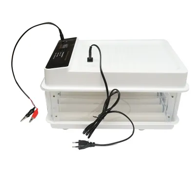 Incubator automat 30 oua 50W, 12V-220V cu rotire automata, control temperatura, umiditate, afisaj digital - imagine 4