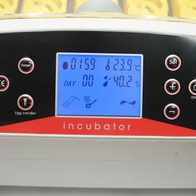 Incubator automat 42 oua 220V cu rotire automata, control temperatura, umiditate, afisaj digital, tava iluminata LED - imagine 7