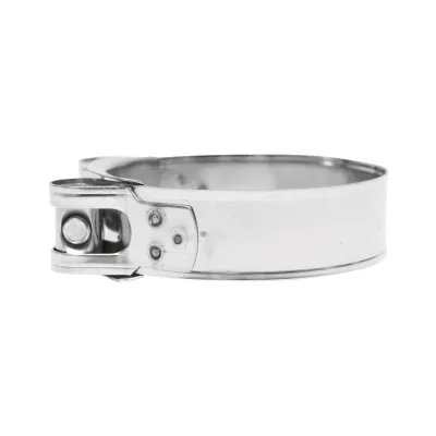 Colier forta, clema inox cu surub 304SS pentru furtunuri 74-79mm Breckner Germany	 - imagine 3