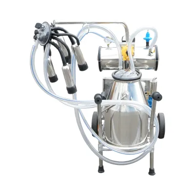 Aparat de muls vaci 1 post 750W, 220V bidon inox 25L, grup de muls cu 4 mansoane, presiune vid 40-50 kPa, pulsatii 60-80 cpm - imagine 5