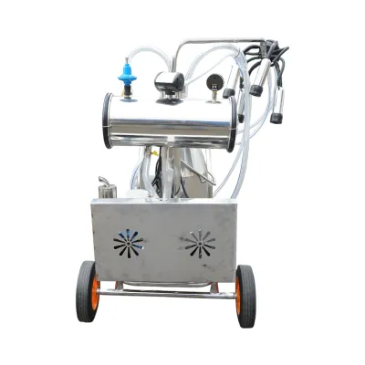 Aparat de muls vaci 1 post 750W, 220V bidon inox 25L, grup de muls cu 4 mansoane, presiune vid 40-50 kPa, pulsatii 60-80 cpm - imagine 4