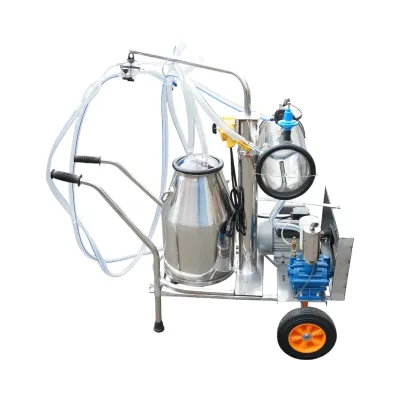 Aparat de muls oi 1 post 750W, 220V bidon inox 25L, grup de muls cu 2 mansoane, presiune vid 40-50 kPa, pulsatii 60-80 cpm - imagine 5