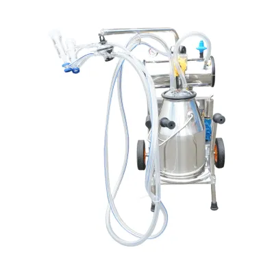 Aparat de muls oi 1 post 750W, 220V bidon inox 25L, grup de muls cu 2 mansoane, presiune vid 40-50 kPa, pulsatii 60-80 cpm - imagine 4