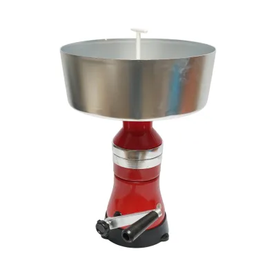 Separator smantana din lapte sau pentru degresat manual, recipient aluminiu 5L, capacitate 80L/h - imagine 3