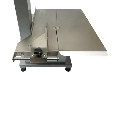 Masina electrica de taiat carne si oase 850W, 220V, viteza taiere 9.5 m/s, lama fierastrau 1200mm - imagine 8