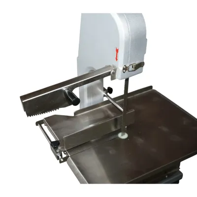 Masina electrica de taiat carne si oase 1500W, 220V, viteza taiere 15.4 m/s, lama fierastrau 1650mm - imagine 7