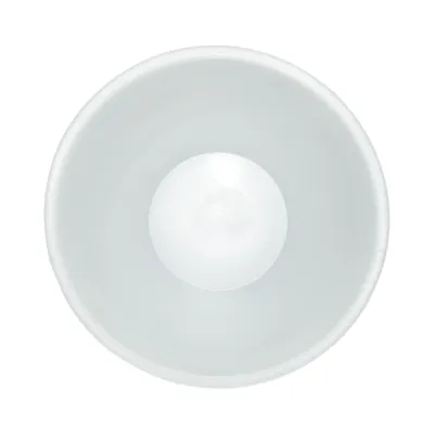 Galeata plastic hranire animale 12L alba cu maner metalic - imagine 2