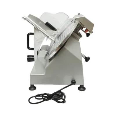 Masina de feliat carne si mezeluri electrica 150W, 220V, grosime reglabila 0.2-12mm, diametru lama 250mm - imagine 3