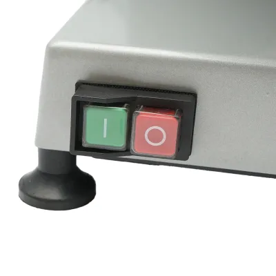 Masina de feliat carne si mezeluri electrica 150W, 220V, grosime reglabila 0.2-12mm, diametru lama 250mm - imagine 10