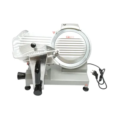 Masina de feliat carne si mezeluri electrica 150W, 220V, grosime reglabila 0.2-12mm, diametru lama 250mm - imagine 2