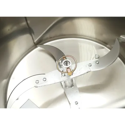 Moara electrica resturi vegetale si nutret 2.2kW, 220V, cuva inox 10L, 4 cutite incluse - imagine 6