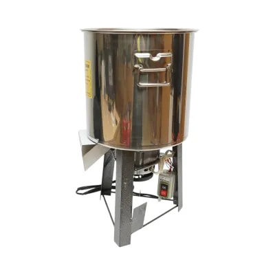 Moara electrica resturi vegetale si nutret 2.2kW, 220V, cuva inox 10L, 4 cutite incluse - imagine 4