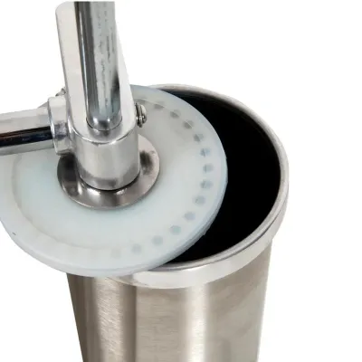 Masina de umplut carnati verticala inox 1.25kg, 4 palnii 15, 19, 22, 25mm incluse - imagine 7