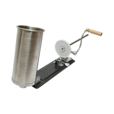 Masina de umplut carnati orizontala inox 3kg, 4 palnii 15, 19, 22, 25mm incluse - imagine 4