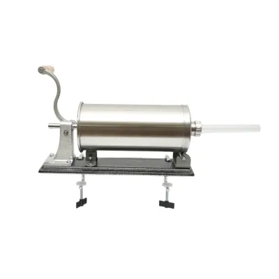 Masina de umplut carnati orizontala inox 3kg, 4 palnii 15, 19, 22, 25mm incluse - imagine 3