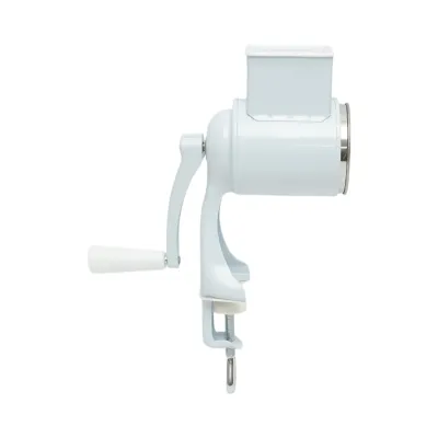 Masina de macinat nuci manuala, tambur inox, corp metalic alb Berner BG-5 - imagine 5