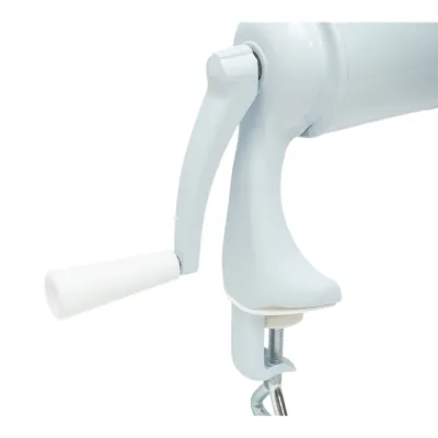 Masina de macinat nuci manuala, tambur inox, corp metalic alb Berner BG-5 - imagine 8