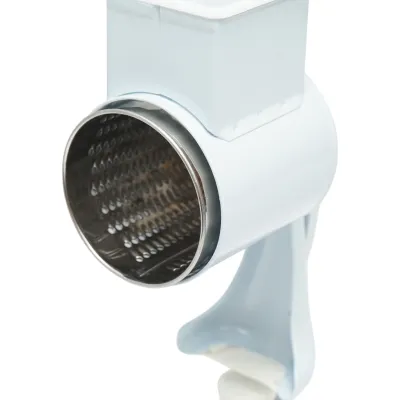 Masina de macinat nuci manuala, tambur inox, corp metalic alb Berner BG-5 - imagine 7