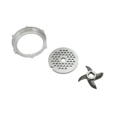 Masina de tocat carne manuala Nr. 10 din aluminiu - imagine 7