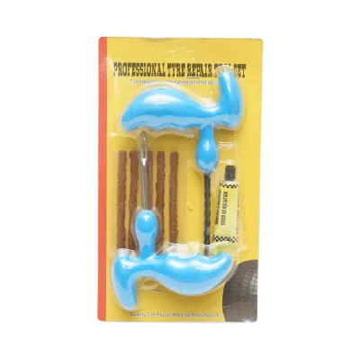 Kit profesional vulcanizare anvelope tubeless la rece cu snur si adeziv