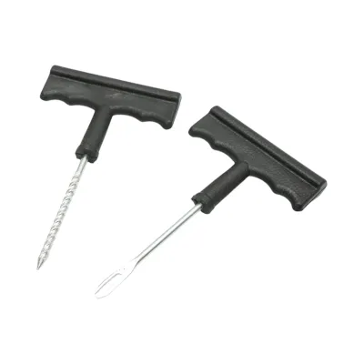 Kit vulcanizare anvelope tubeless la rece cu snur, instrument inserare tip ac si alezor Breckner Germany - imagine 3