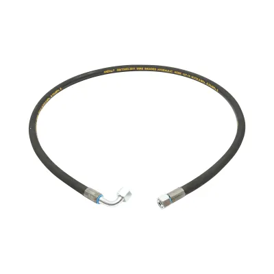 Furtun presiune DN10 sertizat cu armaturi 1500mm M20x1,5 90 grade, M20x1,5 Breckner Germany