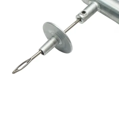 Instrument vulcanizare tip ac cu maner metalic T pentru inserare snur anvelope - imagine 6