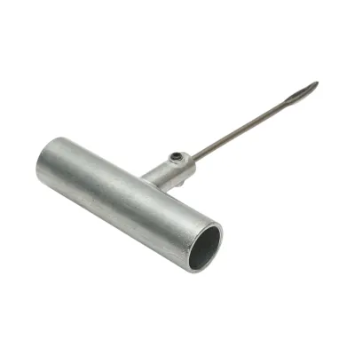 Instrument vulcanizare tip ac cu maner metalic T pentru inserare snur anvelope - imagine 5