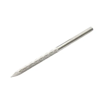 Burghiu cutter calibrare orificii petice anvelope tip ciuperca 3x58mm otel tungsten 94-003 Breckner Germany - imagine 3