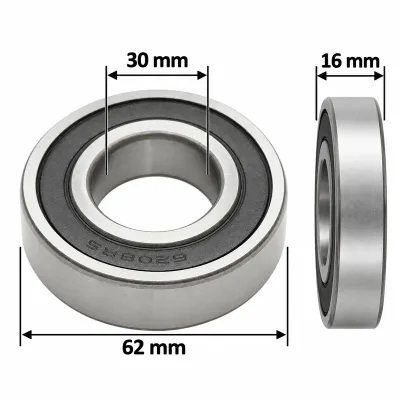 Rulment 6206-2RS 30x62x16mm - imagine 2
