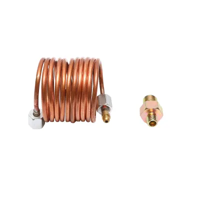 Conducta cupru manometru ulei cu reductie si nipluri conice la etansare UTB U-650 - imagine 3