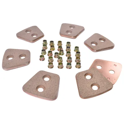 Set 12 ferodouri cu nituri pentru disc ambreiaj 11 toli UTB U-445 si Fiat - imagine 2