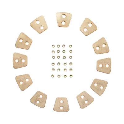 Set 12 ferodouri cu nituri pentru disc ambreiaj 11 toli UTB U-445 si Fiat