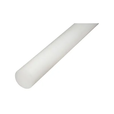 Bara poliamida, polioximetilena-poliacetal POM alba 1000x40mm 1.91 KG