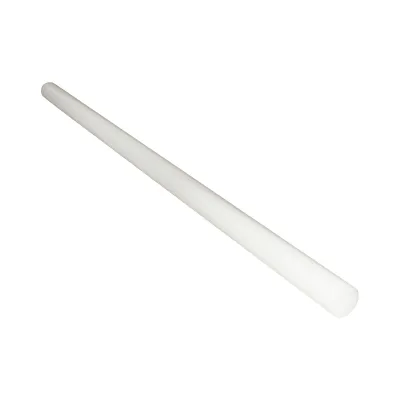 Bara poliamida, polioximetilena-poliacetal POM alba 1000x40mm 1.91 KG - imagine 2