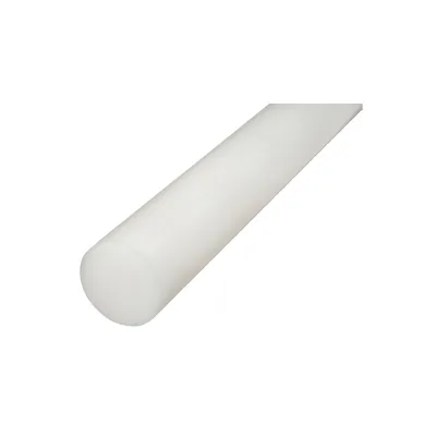 Bara poliamida, polioximetilena-poliacetal POM alba 1000x50mm 2.88 KG