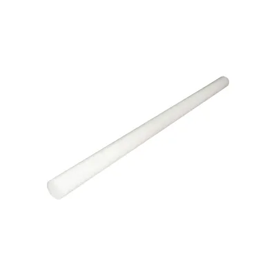 Bara poliamida, polioximetilena-poliacetal POM alba 1000x50mm 2.88 KG - imagine 2