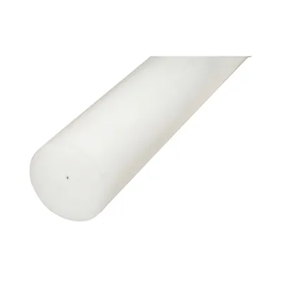Bara poliamida, polioximetilena-poliacetal POM alba 1000x60mm 4.24 KG