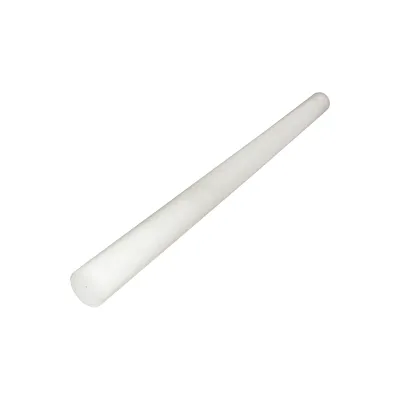 Bara poliamida, polioximetilena-poliacetal POM alba 1000x60mm 4.24 KG - imagine 2