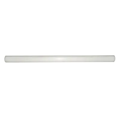 Bara poliamida, polioximetilena-poliacetal POM alba 1000x60mm 4.24 KG - imagine 3