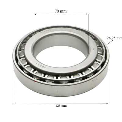Rulment 30214 70x125x26.25mm fata U-445 si U-651 - imagine 3
