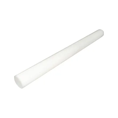Bara poliamida, polioximetilena-poliacetal POM alba 1000x80mm 7.65 KG - imagine 2