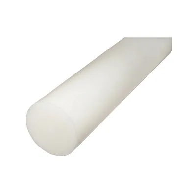 Bara poliamida, polioximetilena-poliacetal POM alba 1000x90mm 9.6 KG