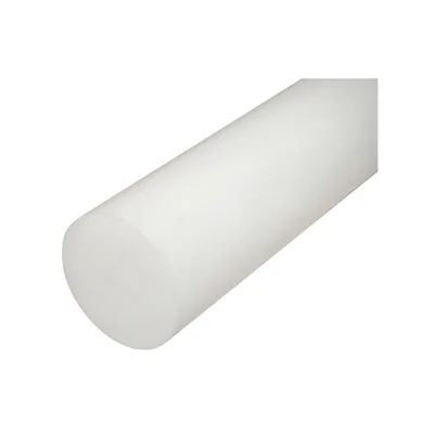 Bara poliamida, polioximetilena-poliacetal POM alba 1000x100mm 11.59 KG
