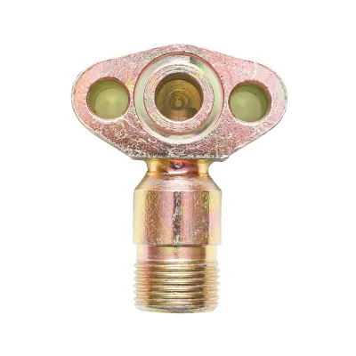 Adaptor/Flansa pompa H13 cu gaura mica fi 10,20 mm pentru conducta hidraulica de refulare 40.58.024