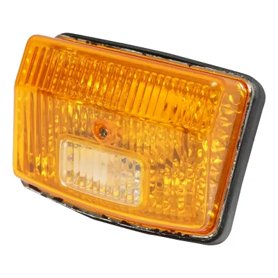 Lampa semnalizare frontala dreptunghiulara alb-galben pentru New Holland, Fiat si UTB U-445 - imagine 2