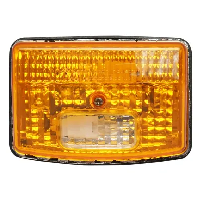 Lampa semnalizare frontala dreptunghiulara alb-galben pentru New Holland, Fiat si UTB U-445