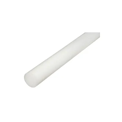 Bara poliamida PA6 alba 1000x50mm 2.5Kg