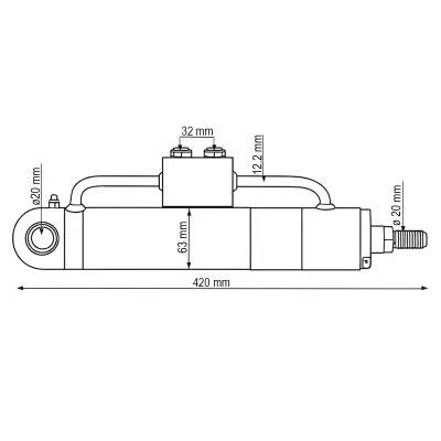 Cilindru servodirectie DTC U-445 U-683 703 D-1010 1053 U-640 FIAT RO si Italia - imagine 6