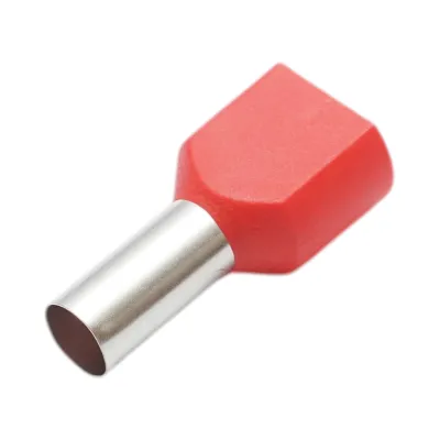 Pini terminali electrici dubli izolati 2x10mm²/14mm TE1014 Longroad